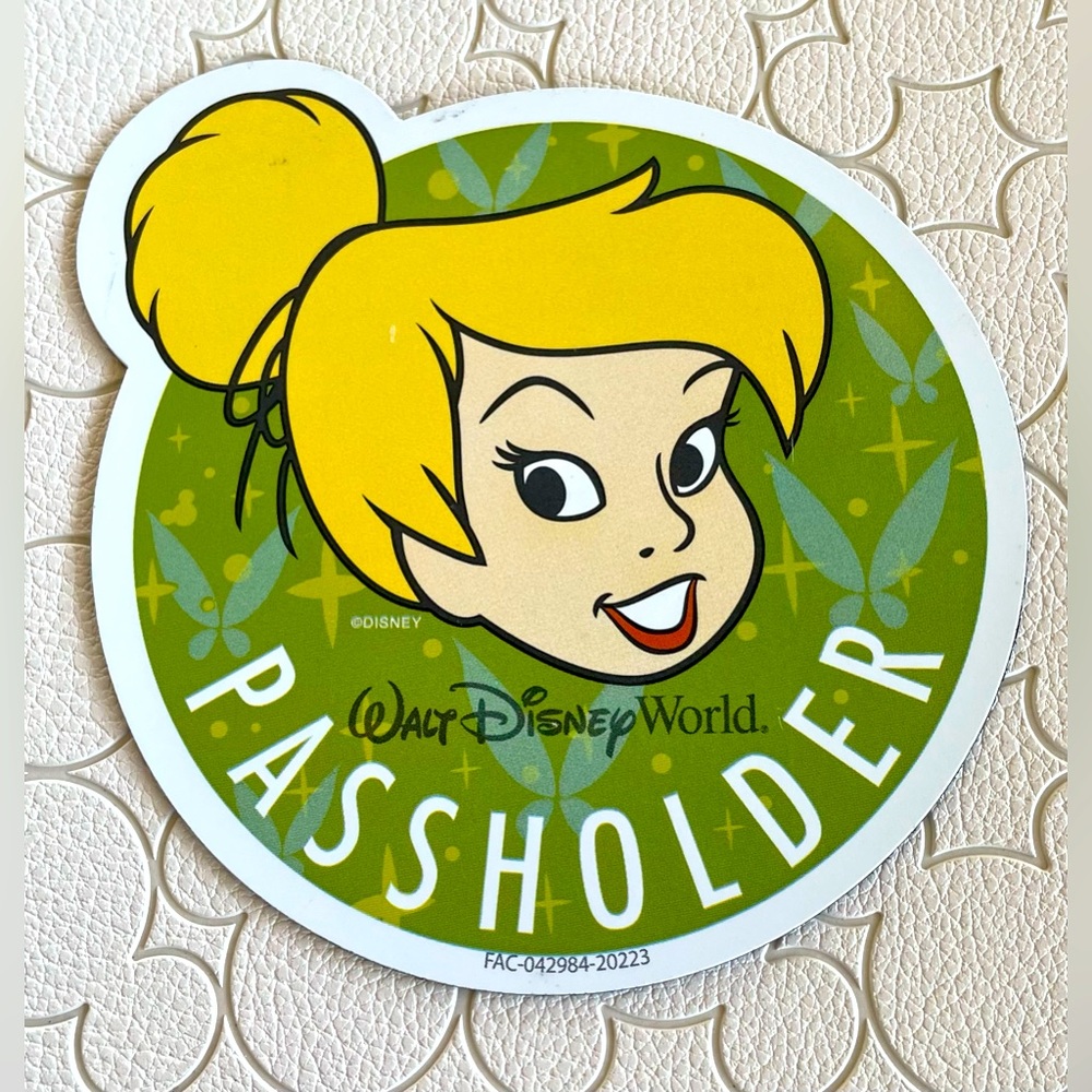 Disney Tinkerbell - Annual Passholder Magnet - Walt Disney World